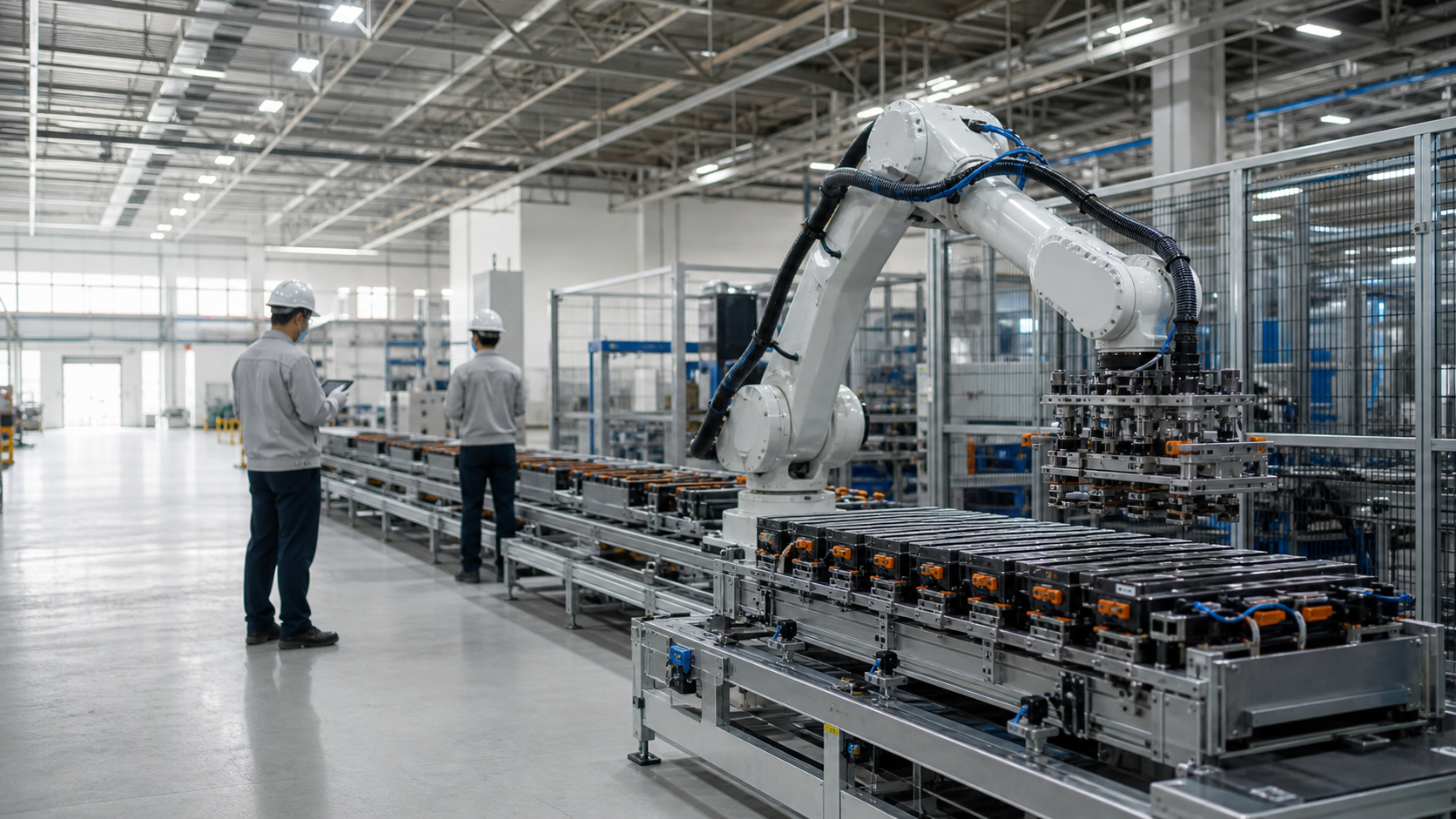 Strongna automated battery manufacturing complex