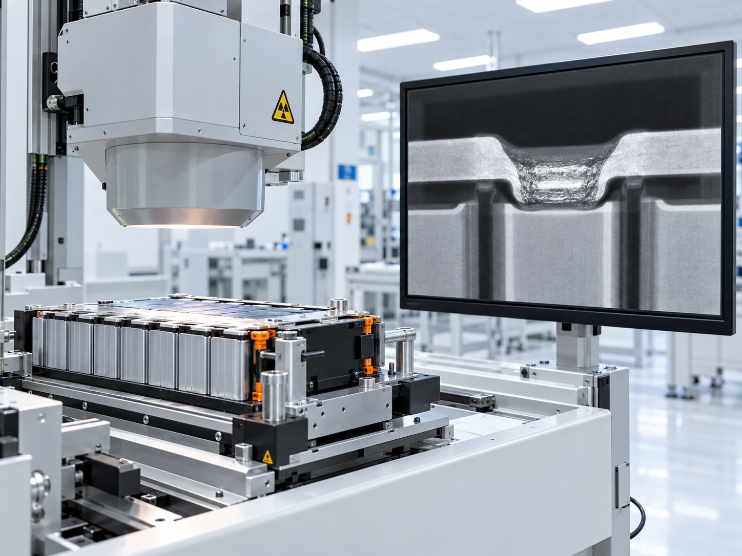 Battery laser weld X-ray inspection