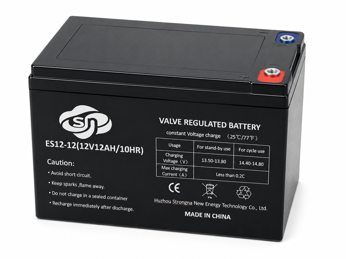 ES12-12 | 12V 12Ah Solar / Storage VRLA