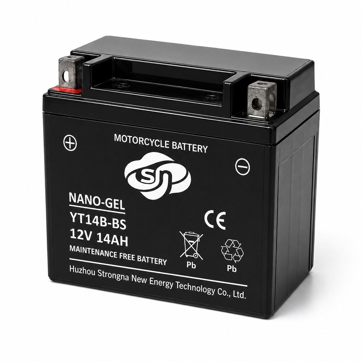 YT14B-BS | 12V 14AH NANO-GEL Motorcycle