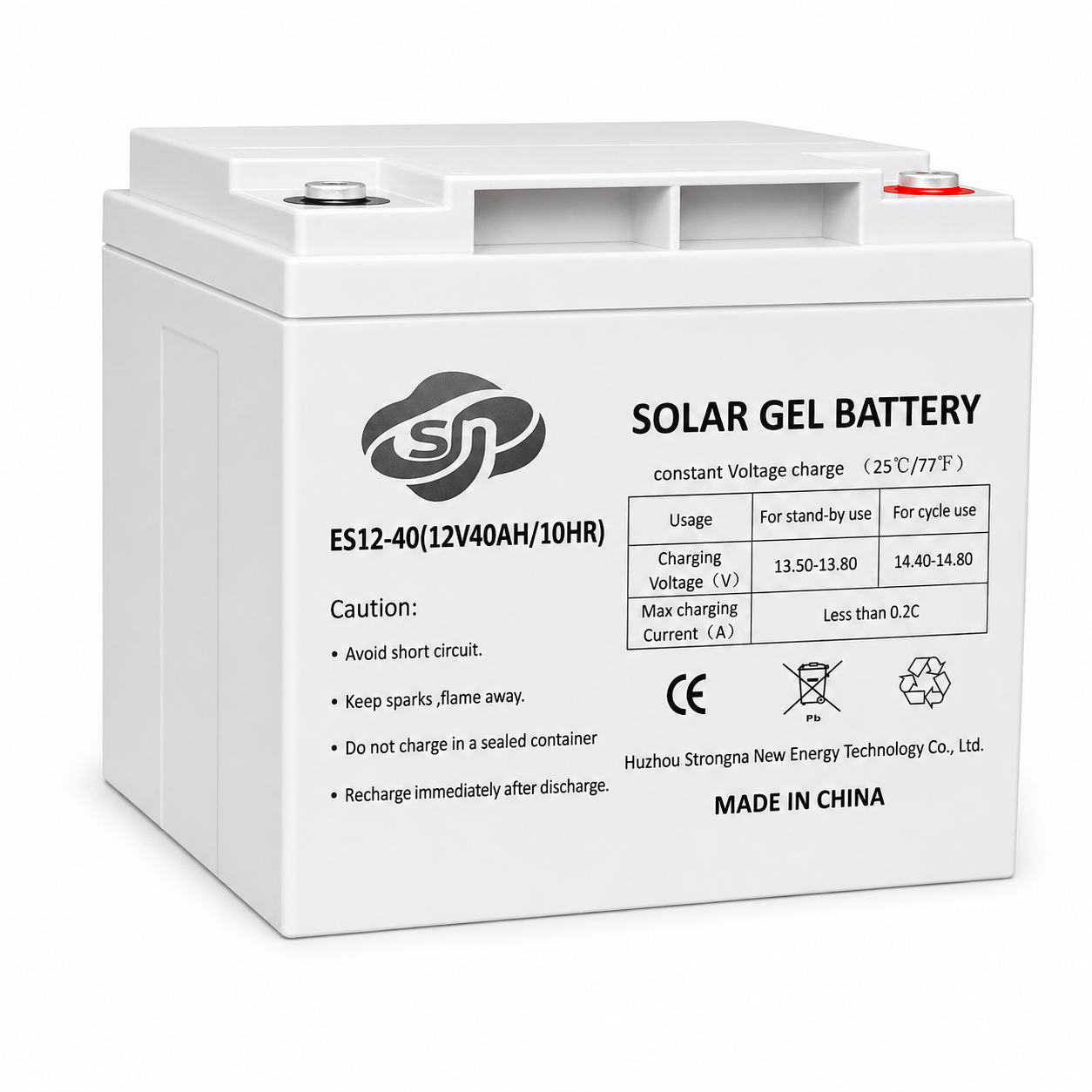 ES12-40 | 12V 40Ah Solar / Storage VRLA