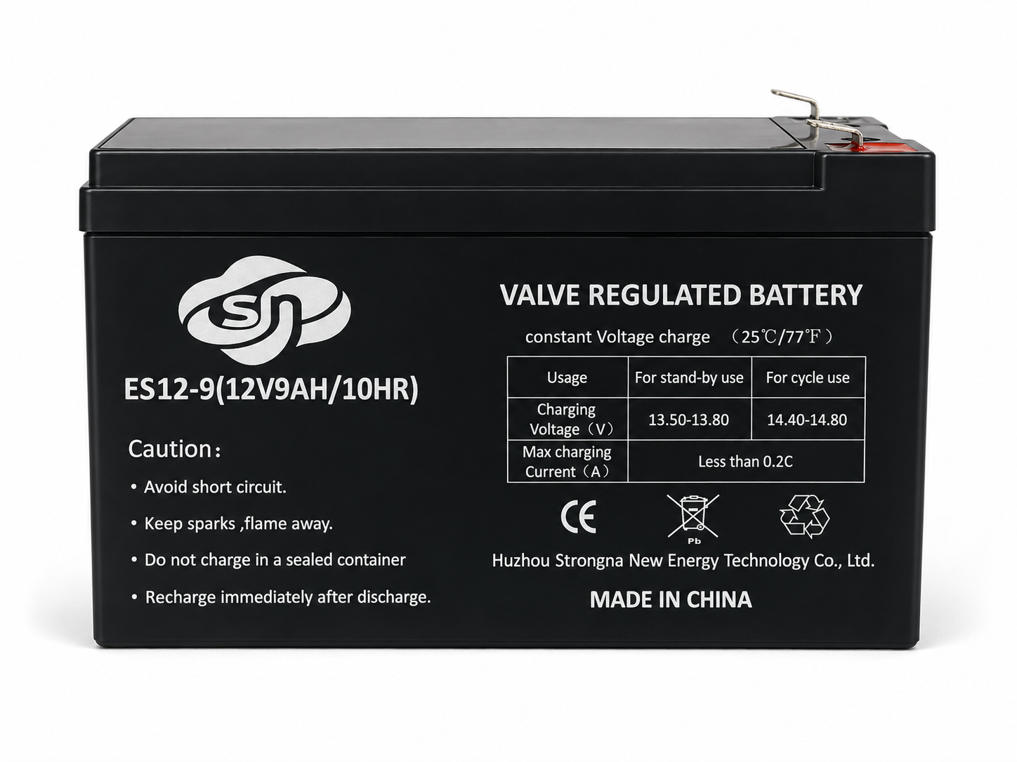 ES12-9 | 12V 9Ah Solar / Storage VRLA