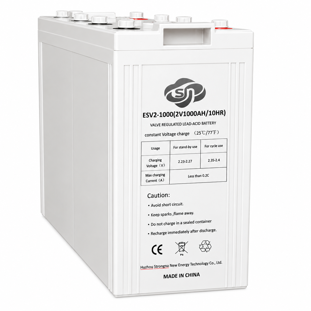 ESV2-1000 | 2V 1000Ah (10HR) Stationary VRLA Cell