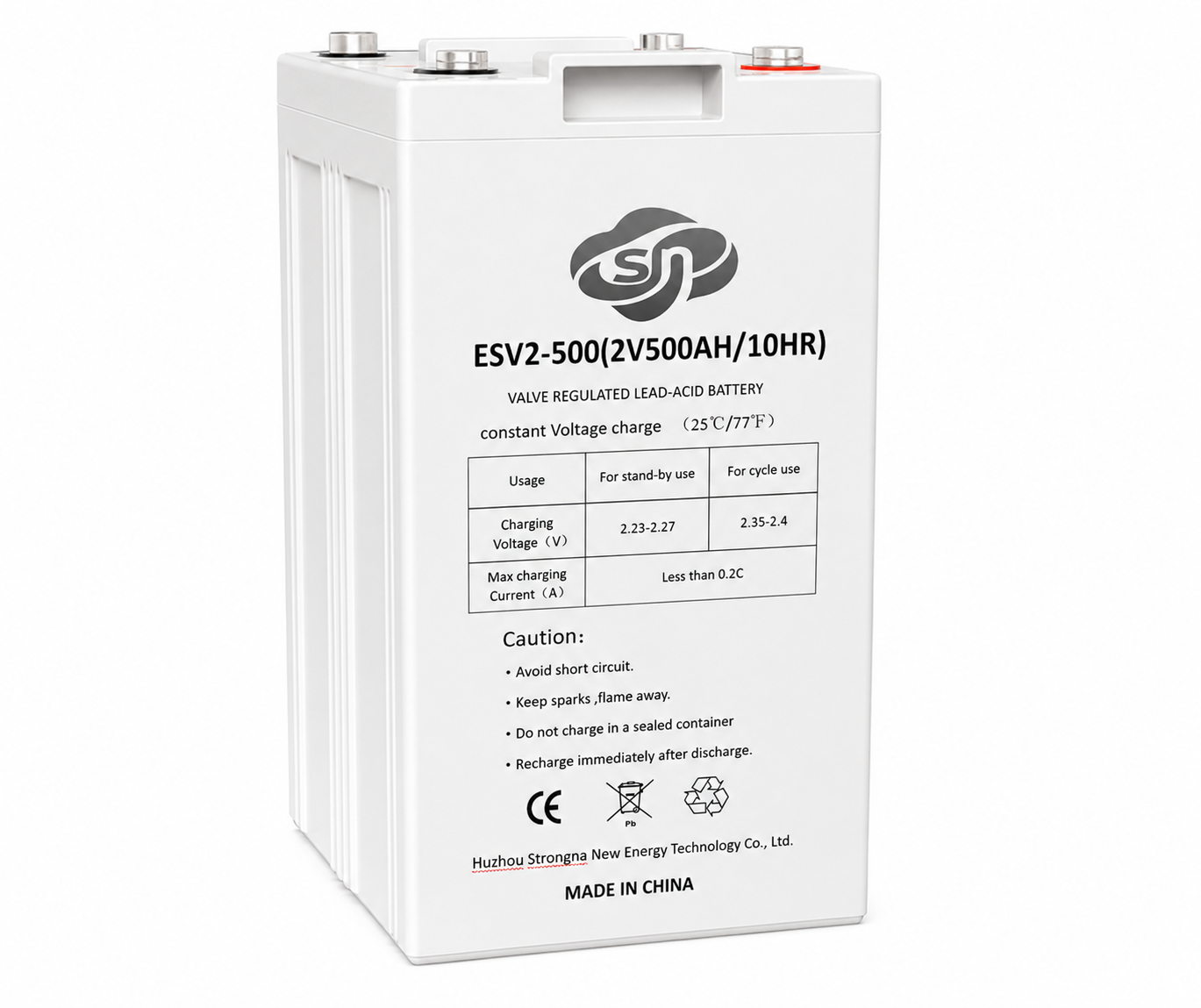 ESV2-500 | 2V 500Ah Stationary VRLA Cell
