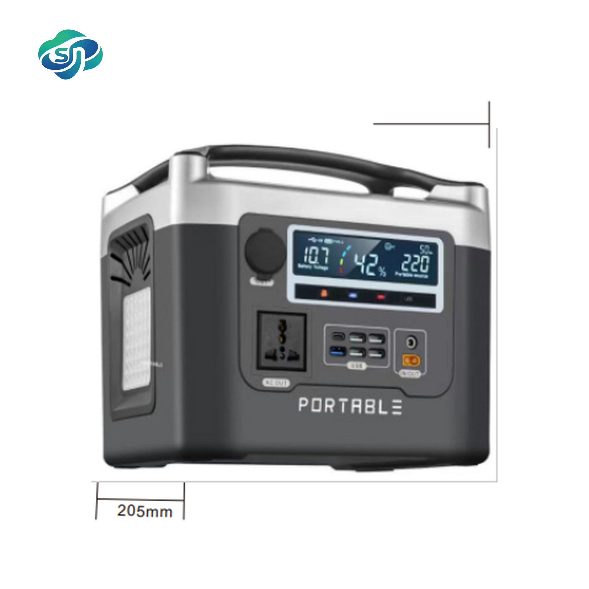 A-600W-12V | LiFePO4 Portable Power Station