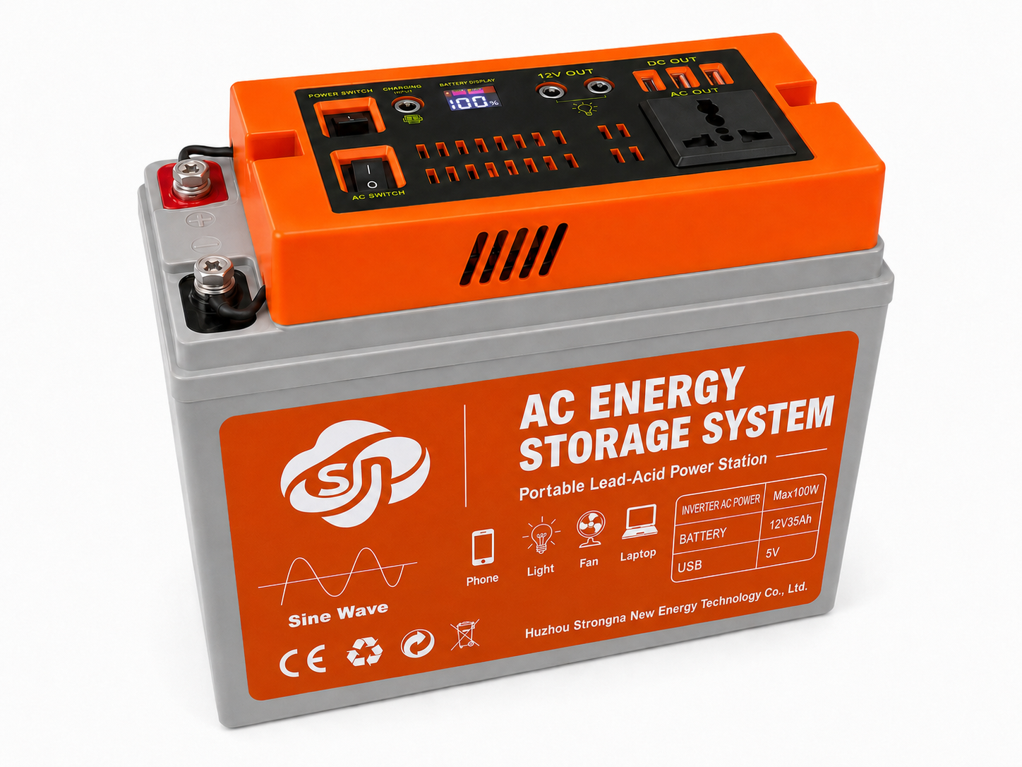 SN-12V35AH-100W | Lead-Acid Portable Power Station